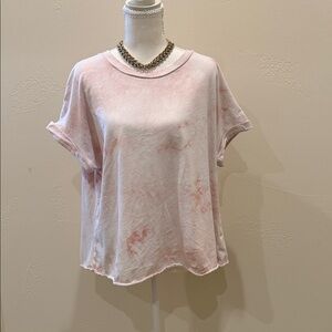 Light Pink Tie-Dye Boxy Tee